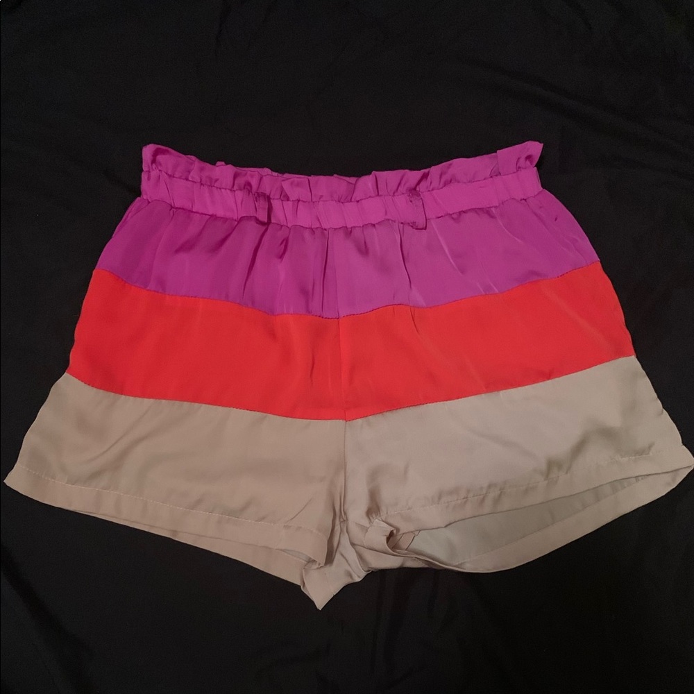 Paper Bag High Waist Shorts